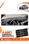 Opel Astra H (2003-2014) Compatible Front Torpedo Protection Case Carpet Cover - Black-Brown - Op003