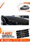 Bmw E46 (1997-2006) Compatible Front Chest Torpedo Protection Cover Carpet Protective Panel - Black-Grey - Bm002
