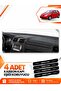 Volkswagen Golf 5 (2003-2009) Compatible Dashboard Protection Protective Cover Carpet Cover - Black - Vw010
