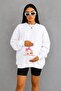 3 Yarn Combed Cotton Intermediate Babak Baby Printed Maternity Sweatshirt Jq4