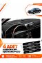 Mercedes W140 (1991-1998) Compatible Front Chest Torpedo Protection Cover Carpet Protector - Black-Grey - Mb018