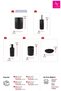 Flores 5-Piece Bathroom Set Black Color - 3