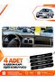 Hyundai Accent Admi̇re-Mi̇leni̇um (2000-2006) Compatible Cover Torpedo Protection Case - Black-Beige - Hu009
