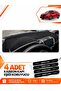 Honda City (2020-2024) Compatible Front Chest Glove Box Protection Cover Carpet Protector - Black-Grey - Ho003