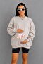 3 Yarn Combed Cotton Hand-Printed Baby Printed Pregnant Sweatshirt Jq3