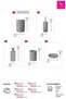 Flores 5-Piece Bathroom Set Gray Color - 3