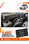 Peugeot 308 (2008-2014) Compatible Front Torpedo Protection Case Carpet Cover - Black-Brown - Pe013