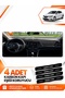 Renault Megane 4 (2016-2024) Compatible Dashboard Protection Protective Cover Carpet Cover - Black - Re041