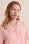 Short Patterned Pajama Shirt - 5