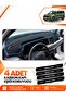 Ford Courier (2024-2027) Compatible Front Torpedo Protection Case Carpet Protective Cover - Black-Blue - Fo037