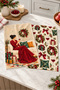 Noel Atelier Gift and Wreath Patterned 2-Piece Kitchen Towel Set 40X60