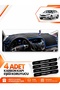 Ford Focus 3.5 Station Wagon (2014-2018) Compatible Front Torpedo Protection Cover - Black-Blue - Fo012