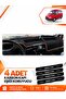Ford Transit 1 (1986-1994) Compatible Front Torpedo Protection Cover Carpet Cover - Black-Brown - Fo027