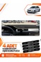 Skoda Rapid (2013-2017) Compatible Front Cover Glove Box Protection Protector Carpet - Black-Beige - Sk011
