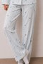 Women's Buttoned Winter Home Blue Pajama Set - 4