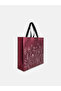 Vizyon New Season Mixed Floral Printed Shopping Bag - 2