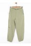 Girl's Cotton Frozen Pants with Thin Legs and Elastic Waist - 5