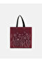 Vizyon New Season Mixed Floral Printed Shopping Bag