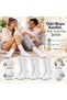 Unisex White Socks 80% Cotton Set of 12 Seamless Toe Reinforced Flexible Daily Sports Socks Comfortable