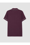 Vizyon New Season Purple Shirt Collar Women's Pajama Set - 8