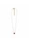 Elira Natural Stone Steel Ghost Necklace - 4