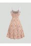 Rochie midi, mix culori - 2