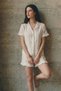 Women's V-Neck Comfort Fit Multi-Color Pajama Set - 4