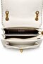 White Quilted Embroidered Chain Strap Detailed Stylish Design Women's Shoulder Bag - 5