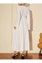 Rochie maxi, alb - 2