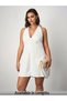 Short jumpsuit, white