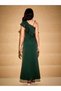 Rochie maxi, verde - 2