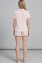 Night Ecru Women's Shorts Comfortable Pajama Set 4747 - 2