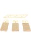 Cat Climbing Shelf Wooden Three Step Cat Stairway for Feline Exploration Wood Space Saving Design - 3