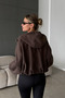 Oversize Thick Anti-Pilling Cashmere Bomber Style Hooded Women's Jacket - 8