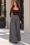 Coffee-Colored Front Ruched Detailed Long-Sleeved Bodysuit - 2
