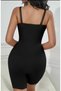 Night Black 2 Size-Recovering Waist and Thighs Slimming Full Length Full Body Corset Seamless 9050 - 8