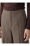Alita City Lcw Vision Brown High Waist Pleated Women's Fabric Pants with a Difference - 3
