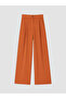 Esvab • Modern & Distinctive Wide Leg Pleated Women's Fabric Trousers - 5