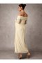 Rochie maxi, galben - 2