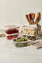 5-Piece Rectangular Storage Container Breakfast Set 300 ml - 2