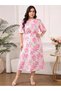 Rochie maxi, mix culori - 5