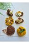 Ready for Fall Baby Shower Baby Gift Pinterest Combinations Hairless Baby Hairpin 6-Piece Mixed Sets Handmade Knitted Organic Baby Hair Accessories - 2