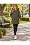 Waterproof Short Fur Lined Hooded Mother's Coat - 3