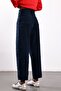 Navy Blue Textured Straight Cut Jeans 0070 - 6