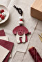 Red Dog Figured Pet Bag Ornament Cute Beaded Bag Accessory Hanger Ct002 - 4
