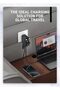 Q2618 GaN 65W Fast Charging Universal Travel Fast Charger comes with its own EU pin adapter With USB-C To USB-C Cable - Black - 6