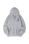 Women's Witch Hat and Broom Printed Hooded Sweatshirt - 5