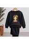 Team Sweatshirt Smle Girl Printed Girls' Boys' Crew Neck Sweatshirt