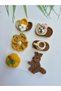 Ready for Fall Baby Shower Baby Gift Pinterest Combinations Hairless Baby Hairpin 6-Piece Mixed Sets Handmade Knitted Organic Baby Hair Accessories - 4
