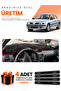 Mitsubishi Carisma Large Screen (1997-2003) Compatible Dashboard Protection Cover Auto Cover - S.Krmz - Mi004